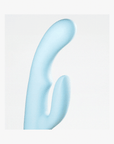 FemmeFunn Balai Rechargeable Silicone Swaying Motion Dual Stimulation Vibrator Light Blue