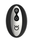 Forto Thumper Rechargeable Remote-Controlled Silicone Thumping Anal Vibrator Black