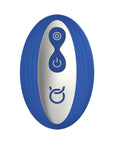 Forto Thumper Rechargeable Remote-Controlled Silicone Thumping Anal Vibrator Blue