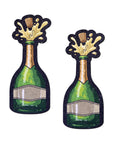 Pastease Champagne Bottle Sparkling Nipple Pasties Erupting Bubbly