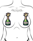 Pastease Champagne Bottle Sparkling Nipple Pasties Erupting Bubbly