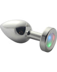 Ple'sur 3-Setting LED Light-Up Metal Anal Plug Small