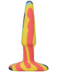 A-Play Groovy 4 in. Silicone Anal Plug Sunrise