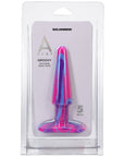 A-Play Groovy 5 in. Silicone Anal Plug Berry