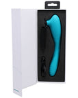 This Product Sucks Rechargeable Bendable Dual Ended Silicone Sucking Clitoral Stimulator & G-Spot Vibrator Teal