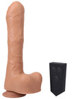 Fort Troff Uncut Thruster Mini Fuck Machine Rechargeable Remote-Controlled Silicone 8.5 in. Thrusting Dildo Tan