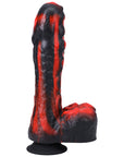 Fort Troff Tendril Thruster Mini Fuck Machine Rechargeable Remote-Controlled Silicone 8.5 in. Thrusting Dildo Red/Black