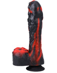 Fort Troff Tendril Thruster Mini Fuck Machine Rechargeable Remote-Controlled Silicone 8.5 in. Thrusting Dildo Red/Black