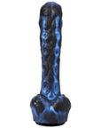 Fort Troff Tendril Thruster Mini Fuck Machine Rechargeable Remote-Controlled Silicone 8.5 in. Thrusting Dildo Blue/Black