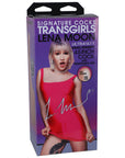 Signature Cocks Transgirls Lena Moon ULTRASKYN Dual Density 4.5 in. Cock with Penetrable Ass Beige