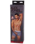 Signature Cocks Alex Jones ULTRASKYN 11 in. Dual Density Dildo with Removable Vac-U-Lock Suction Cup Tan