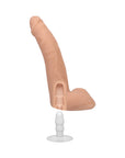 Signature Cocks Quinton James 8 in. Dual-Density Dildo with Vac-U-Lock Suction Cup Beige