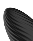 Nexus Tornado Rechargeable Remote-Controlled Rotating & Vibrating Textured Silicone Anal Plug Black