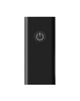 Nexus Tornado Rechargeable Remote-Controlled Rotating & Vibrating Textured Silicone Anal Plug Black