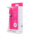PalmPower Groove Rechargeable Silicone Mini Wand Massager Fuchsia