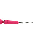 PalmPower Groove Rechargeable Silicone Mini Wand Massager Fuchsia