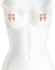 Bound Nipple Clamps V1 Rose Gold
