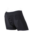 SpareParts Tomboii Rayon Boxer Briefs Harness Black Size S