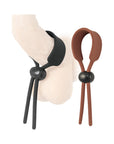 Cock Loops Adjustable Cock Ties Brown & Black
