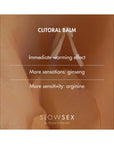 Bijoux Indiscrets Slow Sex Clitoral Balm 0.34 oz.