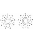 Bijoux Indiscrets Mimi Rhinestone Pasties Circles Crystal Clear