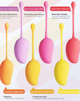 Honey Play Box Mango Tropical Weighted Kegel Ball 6-Piece Exercise Set Assorted Color