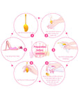 Honey Play Box Mango Tropical Weighted Kegel Ball 6-Piece Exercise Set Assorted Color