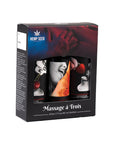 Earthly Body Massage-a-trois Edible Massage Lotion 3-Piece Gift Set Box 2 oz.