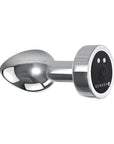 Gender X Rockin' Metal Plug Mini Rechargeable Vibrating Anal Plug Aluminum Silver