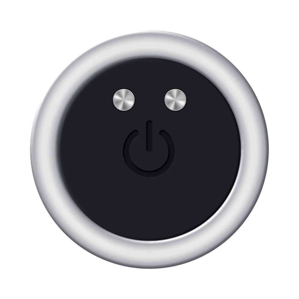 Gender X Rockin' Metal Plug Mini Rechargeable Vibrating Anal Plug Aluminum Silver