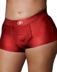 Ouch! Vibrating Strap-on Boxer Red XL/XXL