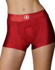 Ouch! Vibrating Strap-on Boxer Red XS/S