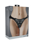 Ouch! Metallic Strap-on Harness Gunmetal