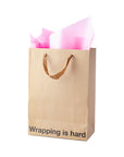 Snarky Gift Bags Wrapping Is Hard 3pk