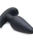 BANG! 21X Vibrating Silicone Butt Plug with Remote Control Black