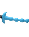 BANG! Vibrating Silicone Anal Beads & Remote Control Blue