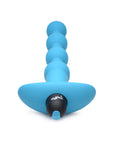 BANG! Vibrating Silicone Anal Beads & Remote Control Blue