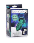 Booty Sparks Glow-in-the-Dark Glass Anal Plug S