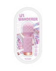 Wet Dreams Lil' Wanderer Mini Massage Wand Multi-Speed Silicone Pink