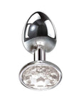 Adam & Eve Clear Gem Anal Plug Small