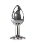 Adam & Eve Clear Gem Anal Plug Medium