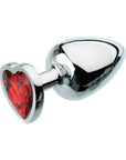 Adam & Eve Red Hearts Gem Anal Plug Large