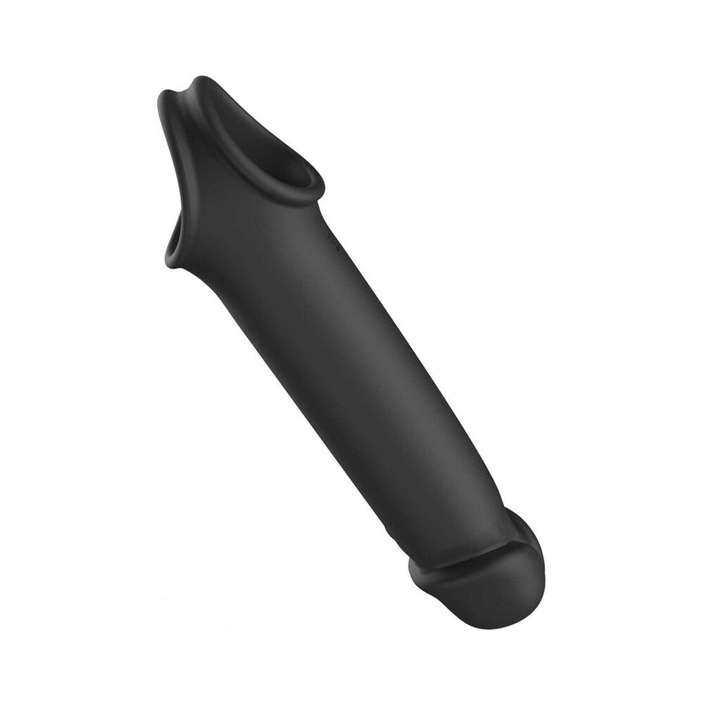 Adam &amp; Eve Adam's XL Vibrating Extension Silicone with Remote Control