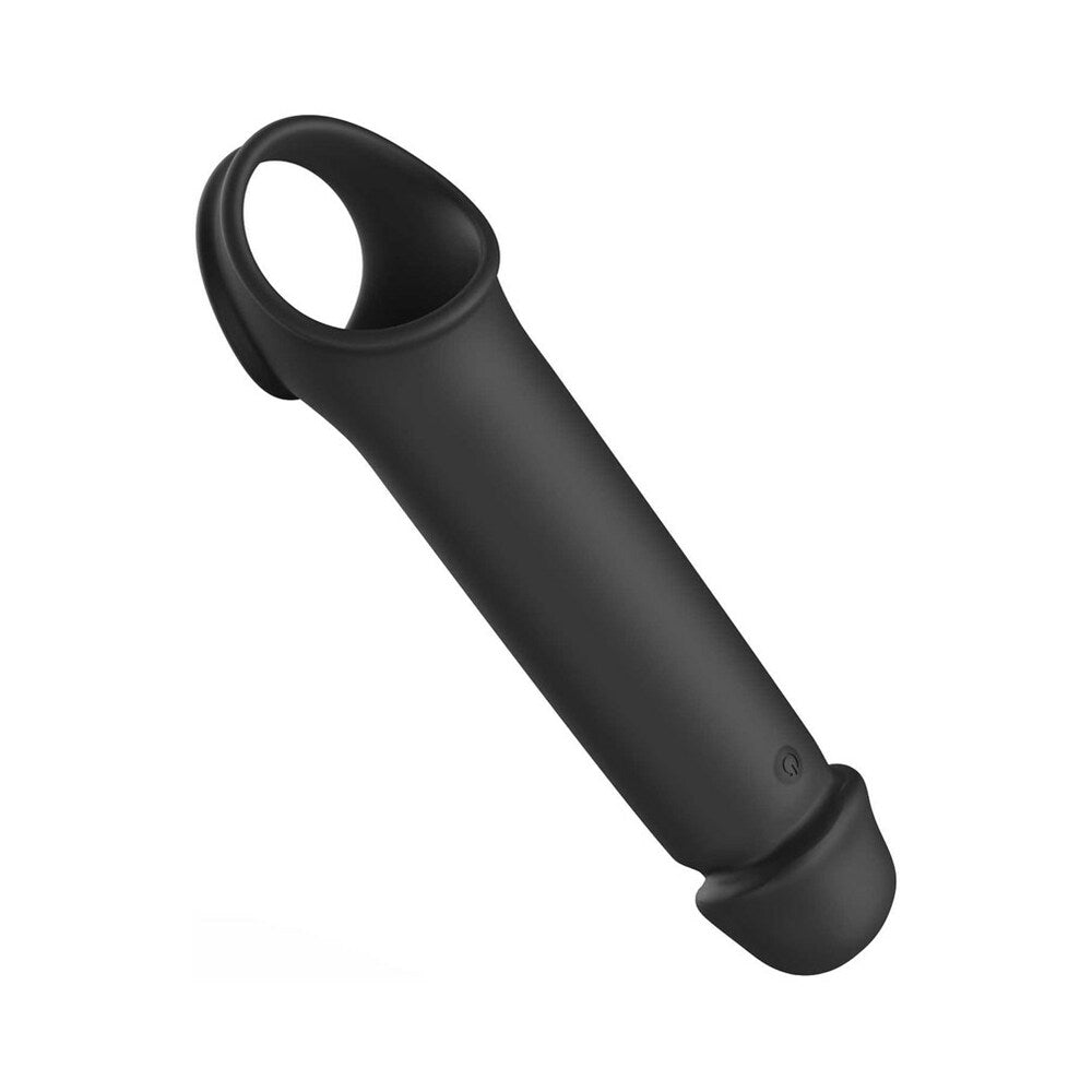 Adam &amp; Eve Adam's XL Vibrating Extension Silicone with Remote Control
