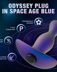 Anal Adventures Matrix Odyssey Prostate Stimulator Space Age Blue