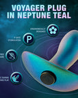 Anal Adventures Matrix Voyager Plug Neptune Teal