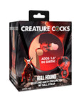 Creature Cocks Hell Hound Silicone Girth Enhancer with Ball Strap L