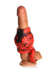 Creature Cocks Hell Hound Silicone Girth Enhancer with Ball Strap L