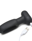 Flickers Bum Flick Flicking & Vibrating Silicone Butt Plug with Remote