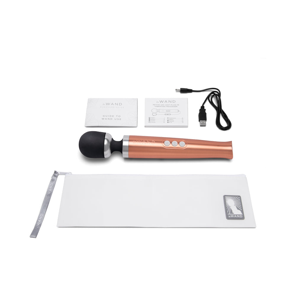 Le Wand Die Cast Rechargeable Massager Rose Gold